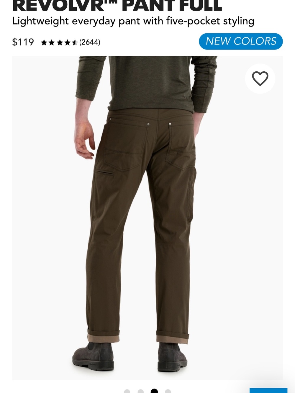 KUHL Pants — Revolvr pant style 5232